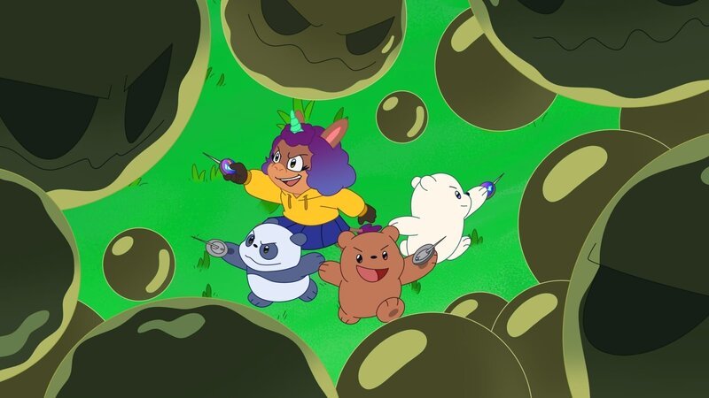 v.li.: Baby Panda, Unica, Baby Grizz, Baby Ice Bear – Bild: Courtesy of Warner Brothers
