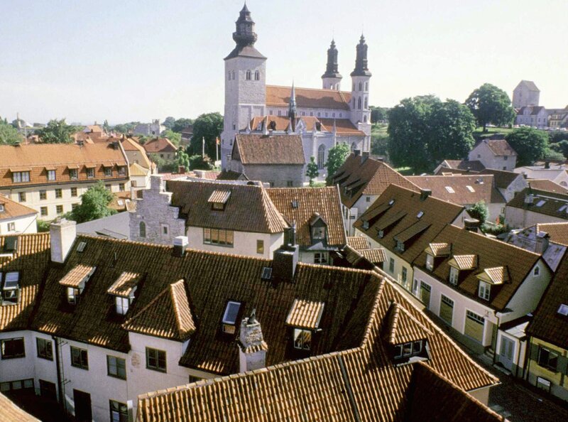 Visby mit Domkirche St. Marien. – Bild: BR/​SWR
