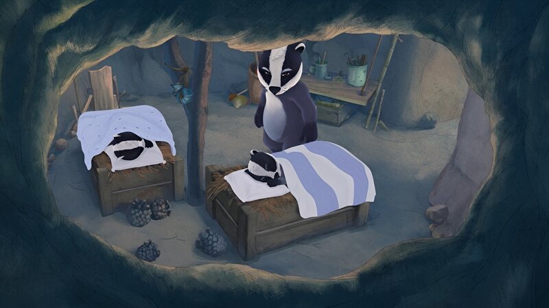 Edmund weiß, dass seine Jungen morgens nur schlecht aus dem Bett kommen. – Bild: WDR/​Mediatoon