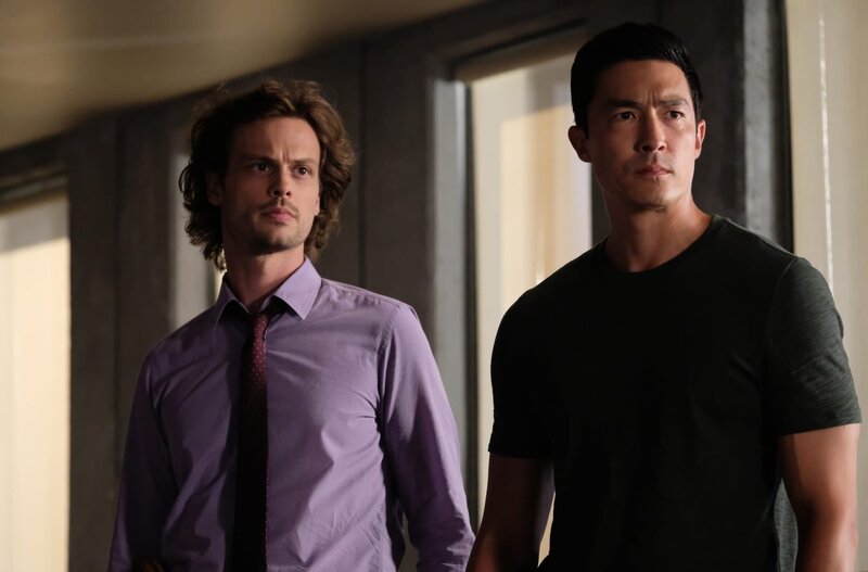 Dr. Spencer Reid (Matthew Gray Gubler, l.); Matt Simmons (Daniel Henney) – Bild: PLURIMEDIA (ABC)