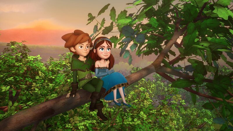 Robin Hood und Marian verbindet mehr als nur Freundschaft. – Bild: ZDF/​Method Animation/​DQ Entertainment/​Fabrique d’images/​ZDF Enterprises/​De Agostini
