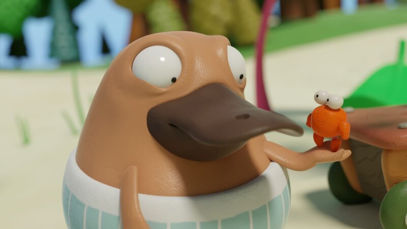 Beste Freunde: Nö-Nö und Karli Krebs – Bild: hr/​Miam/​Autour de minuit