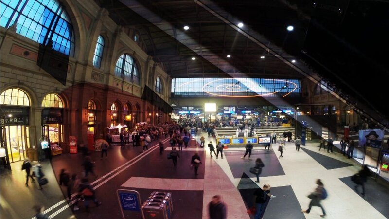 Bahnhofshalle – Bild: 3sat
