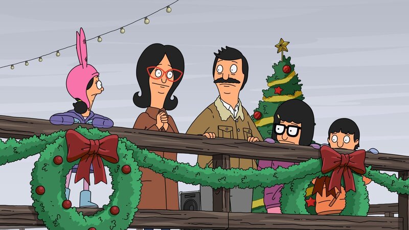 L-R: Louise, Linda, Bob, Tina, Gene – Bild: Paramount /​ BOB’S BURGERS © 2020 by Twentieth Century Fox Film Corporation.