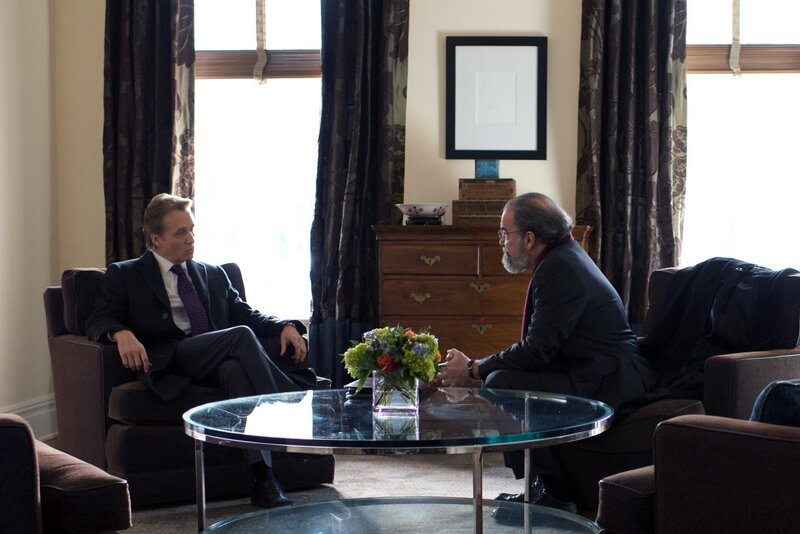 David Wellington (Linus Roache, l.); Saul Berenson (Mandy Patinkin, r.) – Bild: Showtime Networks, Inc.