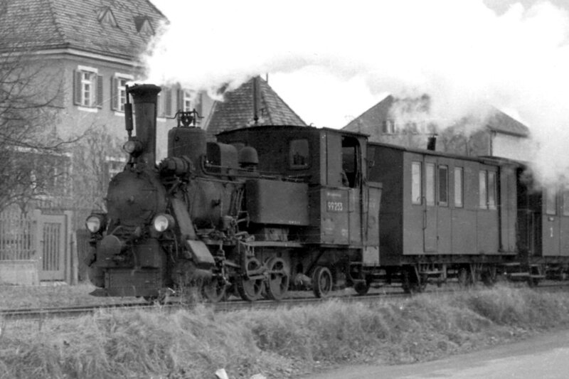 Das Walhalla-Bockerl: So war es in den 60er Jahren noch unterwegs. – Bild: SWR/​Susanne Mayer-Hagmann