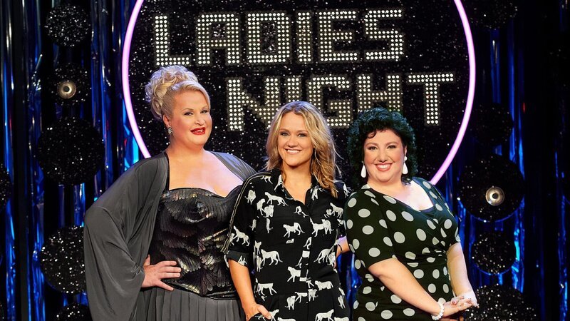 Die Gastgeberinnen v.l.n.r.: Daphne de Luxe, Lisa Feller, Meltem Kaptan – Bild: ZDF und WDR/​Melanie Grande