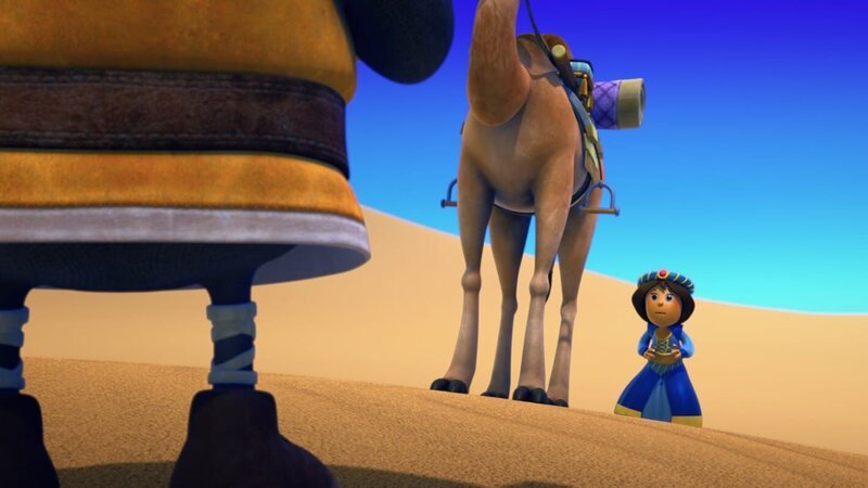 Eine Prinzessin Nöten? Natürlich helfen da die Wikinger! – Bild: ZDF/​studio100media