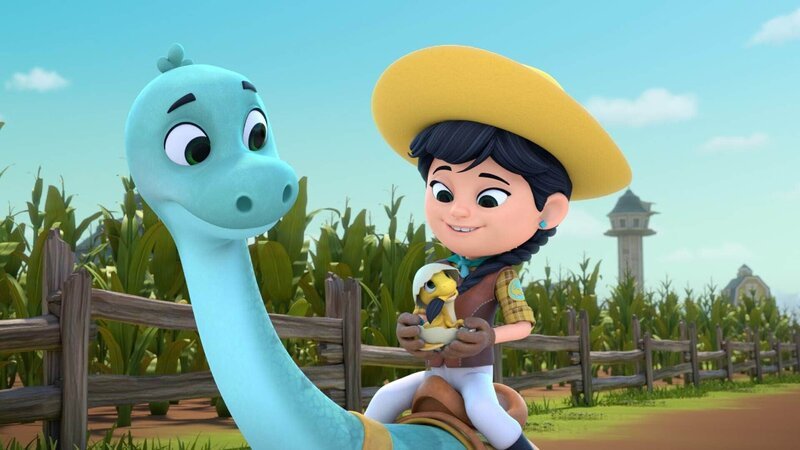 Nach und nach schlüpfen kleine Baby-Dinos aus den Eiern. – Bild: Boat Rocker Rights
