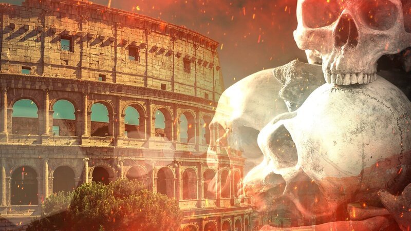 Die meisten Rom-Historiker vermuten, dass das Pockenvirus Auslöser der Antoninischen Pest war. Von Soldaten soll sie aus dem Nahen Osten mitgebracht worden sein. Sie verbreitet sich im ganzen Reich. Selbst entlegene Provinzen wie Britannien blieben nicht verschont. – Bild: ZDF und Tobias Lenz, Autorenkombinat