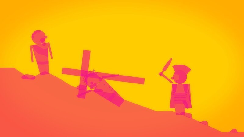 Um seinen Auftrag als Erlöser der Menschheit zu erfüllen, muss Jesus einen brutalen Marsch nach Golgatha hinter sich bringen. – Bild: ZDF/​xkopp creative