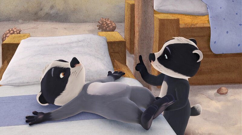 Matteo möchte so gerne bei Martin übernachten und Luis verspricht, ihm zu helfen. – Bild: WDR/​Mediatoon