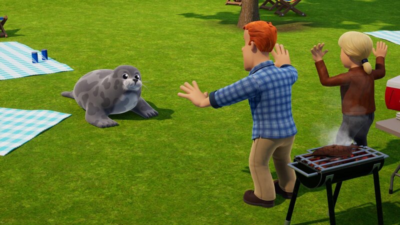 Ein ungebetener Gast taucht bei Annies Picknick auf. – Bild: 2023 Prism Art & Design Limited