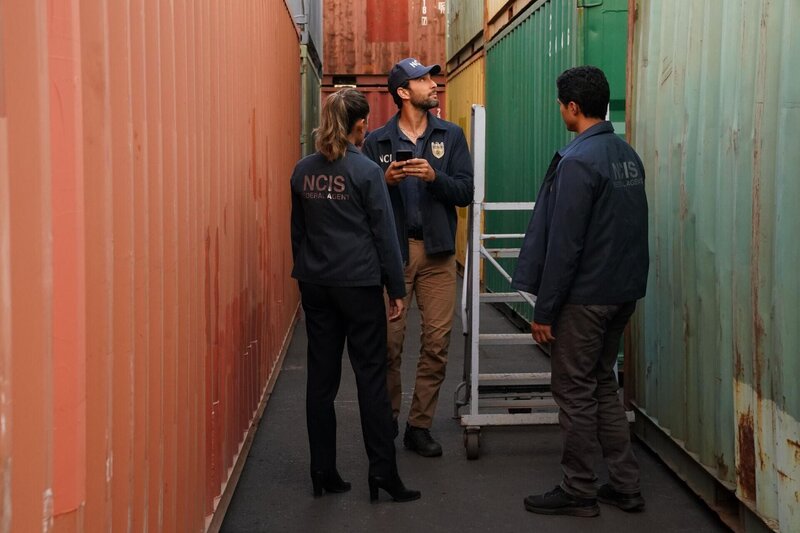 (v.l.n.r.) Jane Tennant (Vanessa Lachey); Jesse Boone (Noah Mills); Kai Holman (Alex Tarrant) – Bild: Dieses Bild darf ausschließlich nach Maßgabe der Allgemeinen Geschäftsbedingungen für die Presselounges der Sender der ProSiebenSat.1 Media SE (AGB) genutzt werden. Die in den AGB festgesetzten Rechteeinschränkungen sind unbedingt zu beachten. Zusät