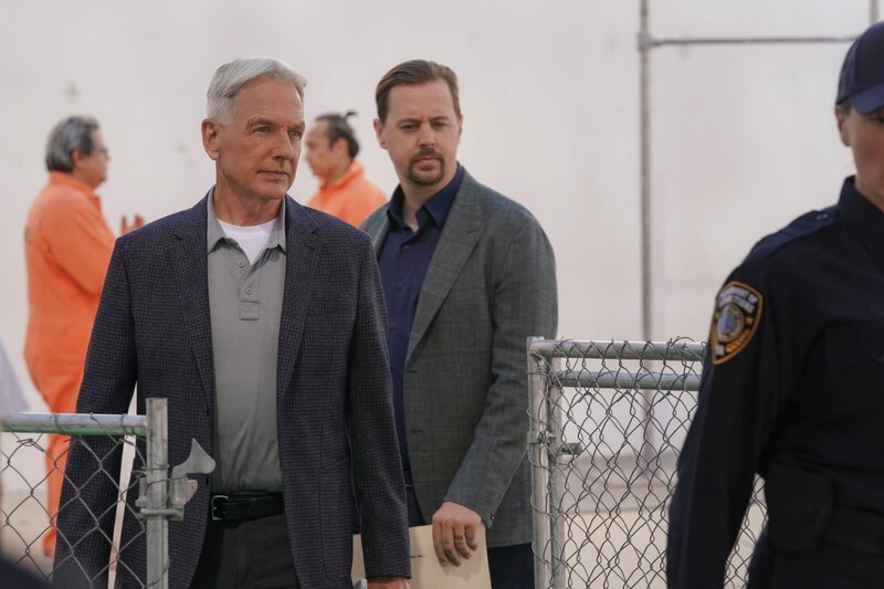 Leroy Jethro Gibbs (Mark Harmon, l.); Timothy McGee (Sean Murray, r.) – Bild: CBS Broadcasting, Inc.