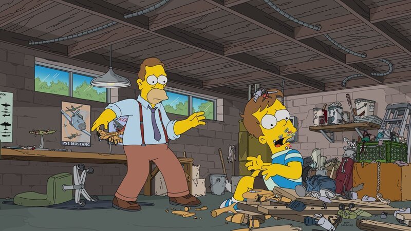 Grampa (l.); Homer (r.) – Bild: Fox and its related entities