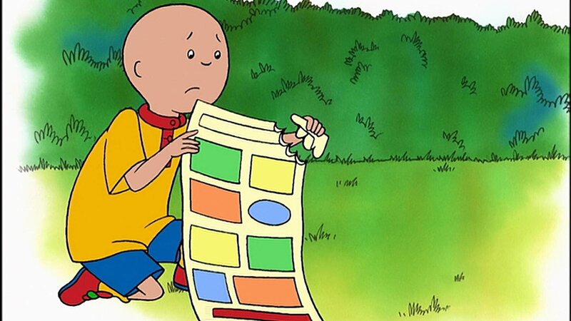 Doch dann kommt Gilbert und reißt ein Stück seiner geliebten Comicseite heraus. – Bild: SUPER RTL