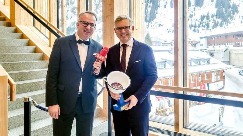 Peter Klien, Magnus Brunner. – Bild: ORF/​Gebhardt Productions