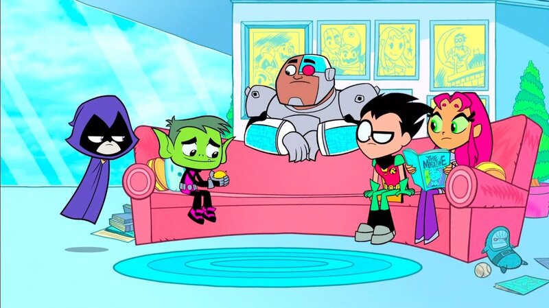 v.li.: Raven, Beast Boy, Cyborg, Robin, Starfire – Bild: Cartoon Network