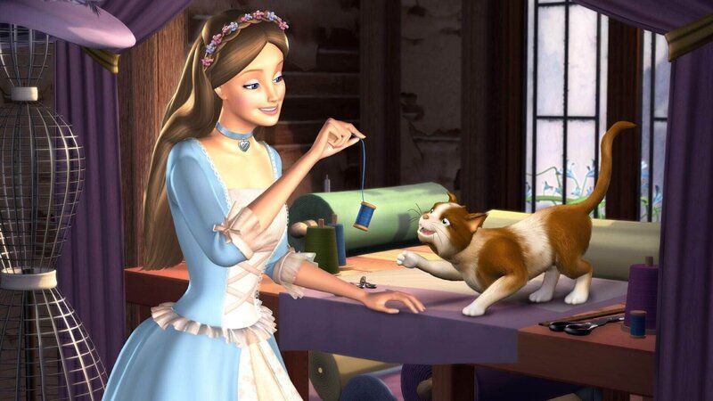 Dorfmädchen Erika mit ihrer cleveren Katze Wolfie. – Bild: SUPER RTL (C) Das SUPER RTL-Bildmaterial darf nur zur redaktionellen Berichterstattung im Zusammenhang mit der jeweiligen Sendung unter Angabe der Credits und Beachtung der unter http:/​/​kommunikation.superrtl.de genannten Nutzungsbeschränkungen verwendet
