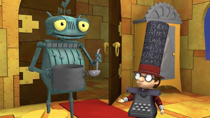 Ritter Rost hat eine besonderen Schlafdrunk zusammengemixt. – Bild: ZDF/​Caligari