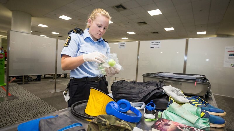 Bei der Gepäckkontrolle an neuseeländischen Flughäfen wird jeder Gegenstand im Koffer genau geprüft. – Bild: TV Alliance – TV A2 Media GmbH/​WeltN24 GmbH