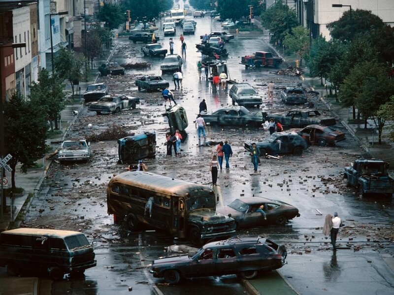 ABC TV movie, „The Day After,“ a graphic, disturbing film about the effects of a devastating nuclear holocaust on small-town residents of eastern Kansas. – Bild: National Geographic Channel