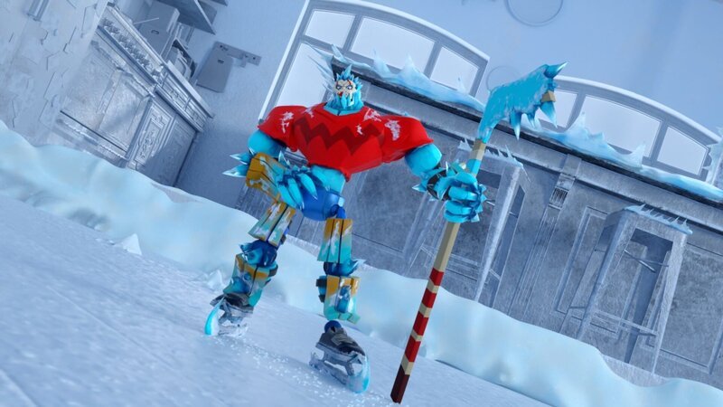 Eis-Crusher fordert die Power Players heraus. – Bild: WDR/​WDRmg/​Zagtoon/​Method