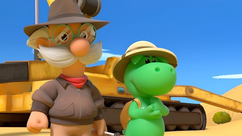 Wenn bei Professor Smeraldo etwas schief geht, kann er sich auf Grisu verlassen. – Bild: ZDF/​2023 MONDO TV Group/​Pagot/​Calidra/​T2T/​ZDFS