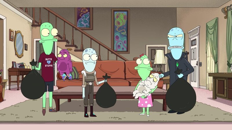 v.li.: Terry, Yumyulack, Jesse, Korvo – Bild: 2023 Hulu /​ Courtesy of Hulu