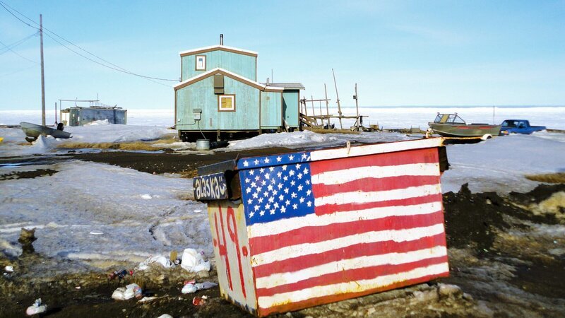 Das Eskimo-Dorf Wainwright in Alaska. – Bild: 3sat