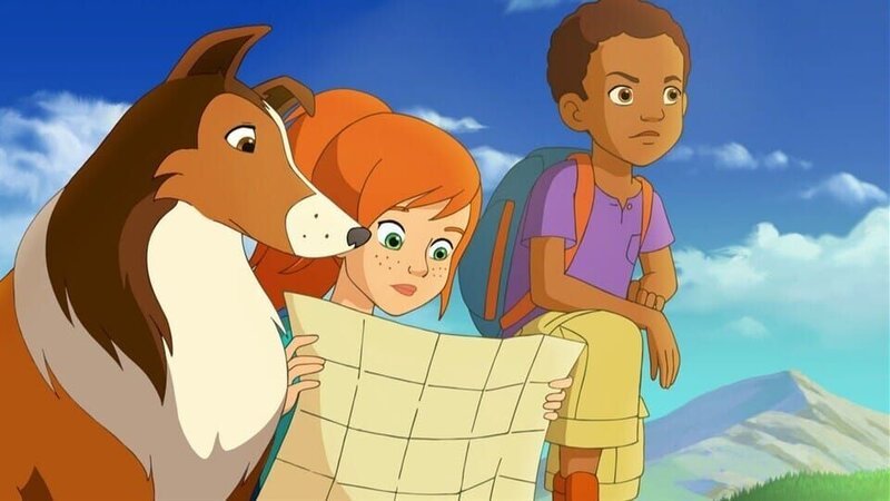 Zoe versucht die Schatzkarte, die sie in Mrs. Lee Geschäft gefunden haben, zu entziffern. – Bild: ZDF/​Classic Media/​DC Entertainment/​Superprod/​ZDF