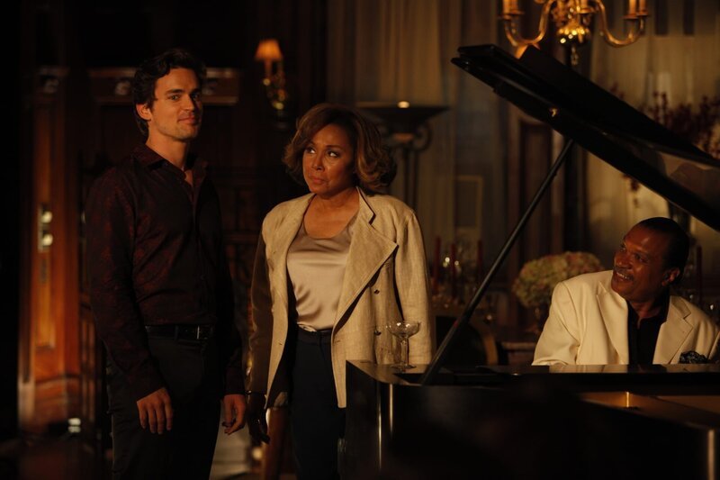 (v.li.) Neal (Matt Bomer), June (Diahann Carroll) und Ford (Billy Dee Williams) – Bild: Will Hart /​ Will Hart/​USA Network /​ Episodic /​ © USA Network