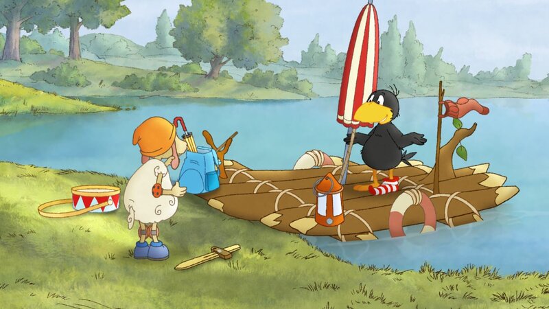 Socke will das Weite suchen. Kommt Wolle mit? – Bild: SWR/​NDR/​Akkord Film