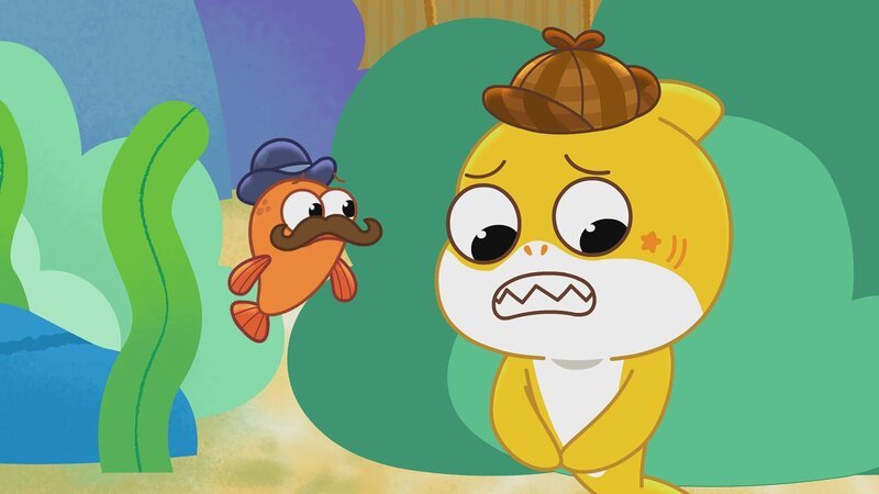 v.li.: William, Baby Shark – Bild: Paramount