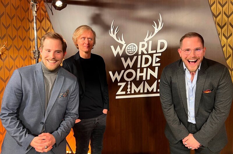 v.l.n.r.: Denni Wolter, Pierre M. Krause, Benjamin ÑBenniì Wolter – Bild: SWR /​ ZDF