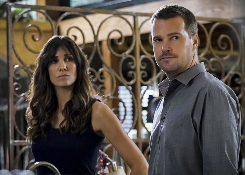 Daniela Ruah (Special Agent Kensi Blye) und Chris O\’Donnell (Special Agent G. Callen). – Bild: PLURIMEDIA (CBS Broadcasting, Inc)