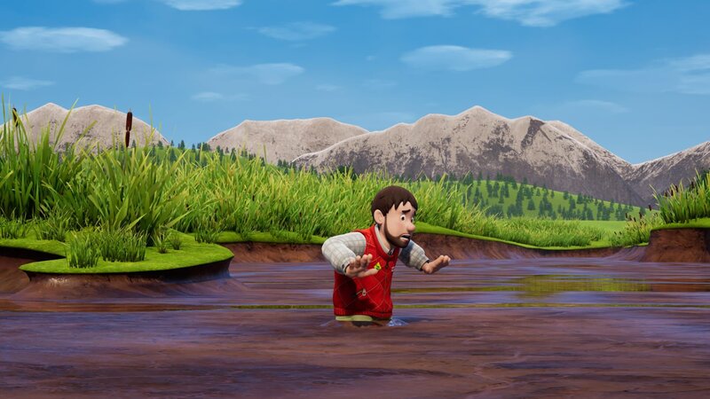 Bei der Suche nach dem Wildschwein ist Moose steckengeblieben. – Bild: Prism Art & Design Limited