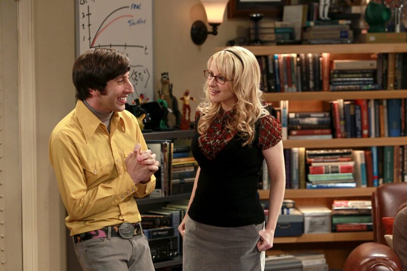 L-R: Howard Wolowitz (Simon Helberg), Bernadette Rostenkowski (Melissa Rauch) – Bild: 2011 CBS Broadcasting, Inc. All Rights Reserved. /​ Monty Brinton Lizenzbild frei