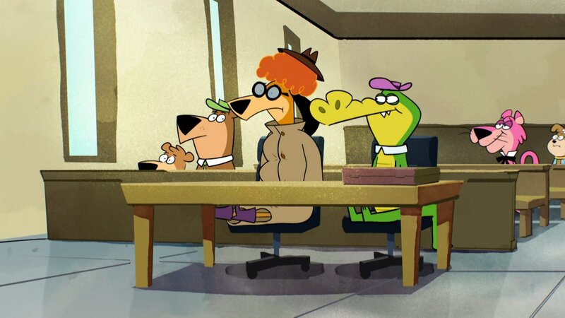 v.li.: Boo-Boo Bear, Yogi Bear, Augie Doggie, Wally Gator, Snagglepuss, Cindy Bear – Bild: TM & © Hanna Barbera