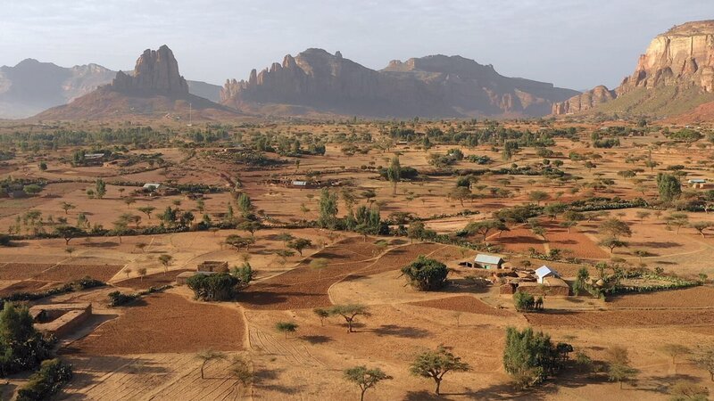 Vor über 1.700 Jahren siedelten sich die ersten Christen hier an. Das Land ist extrem trocken, doch an einigen Tagen im Jahr regnet es. – Bild: Claudio Velŕsquez Rojas