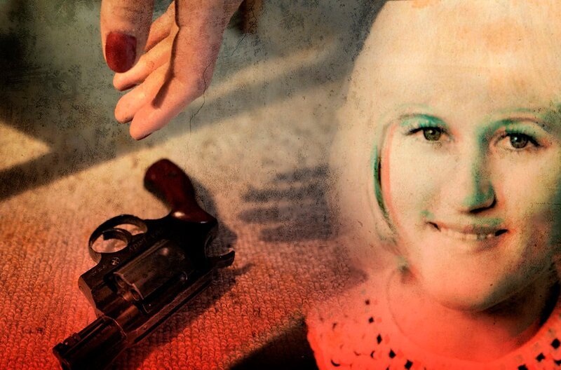 Waffe, Frauenportrait, Collage – Bild: SWR
