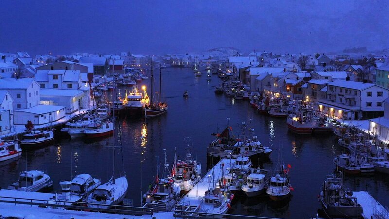 Ein Jahr auf den Lofoten Episode 2 Henningsvare im Winter – Bild: SRF/​Autentic