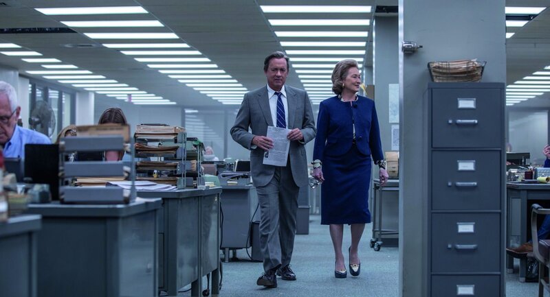 L-R: Ben Bradlee (Tom Hanks), Kay Graham ( Meryl Streep) – Bild: Storyteller Distribution Co., LLC. L-R: Ben Bradlee (Tom Hanks), Kay Graham ( Meryl Streep) – Bild: Storyteller Distribution Co., LLC.