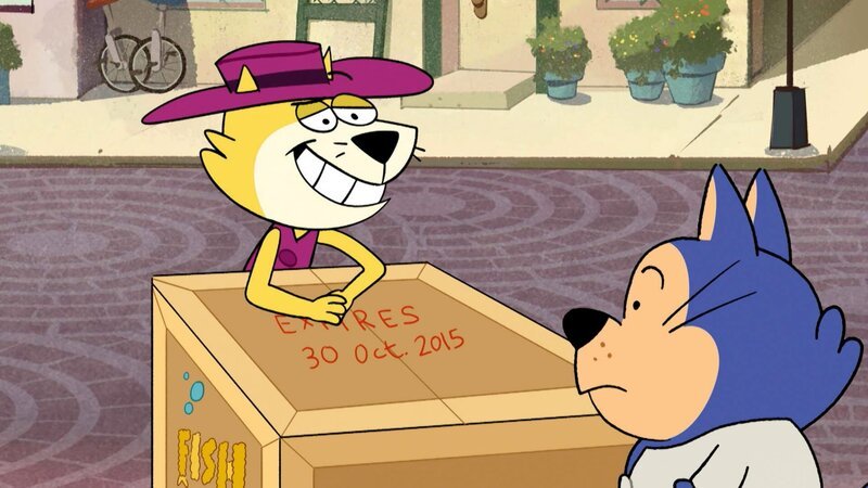 v.li.: Top Cat, Benny the Ball – Bild: Courtesy of Warner Brothers
