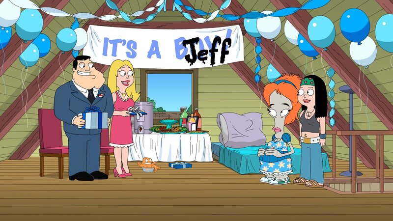 L-R: Stan, Francine, Klaus, Roger, Hayley – Bild: ViacomCBS