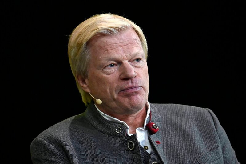 Oliver Kahn bei seinem Auftritt auf der Bits & Pretzels Konferenz in München. – Bild: IMAGO/​Dwi Anoraganingrum /​ Panama Pictures