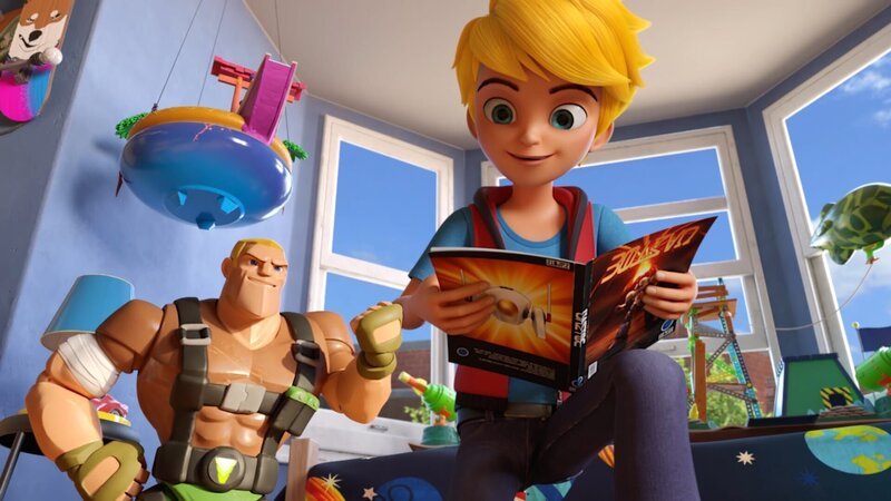 Axel liebt seine Botman-Comics. – Bild: WDR/​WDRmg/​Zagtoon/​Method