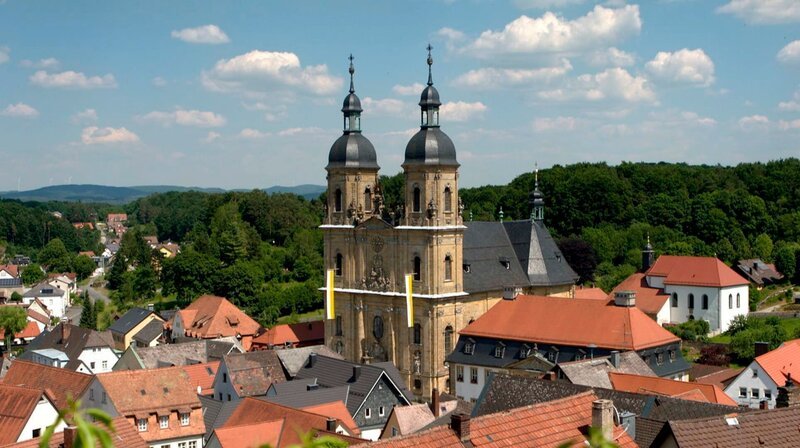 Ansicht der Basilika von Gößweinstein. – Bild: BR/​B.O.A. Videofilmkunst GmbH/​BR/​André Knauer