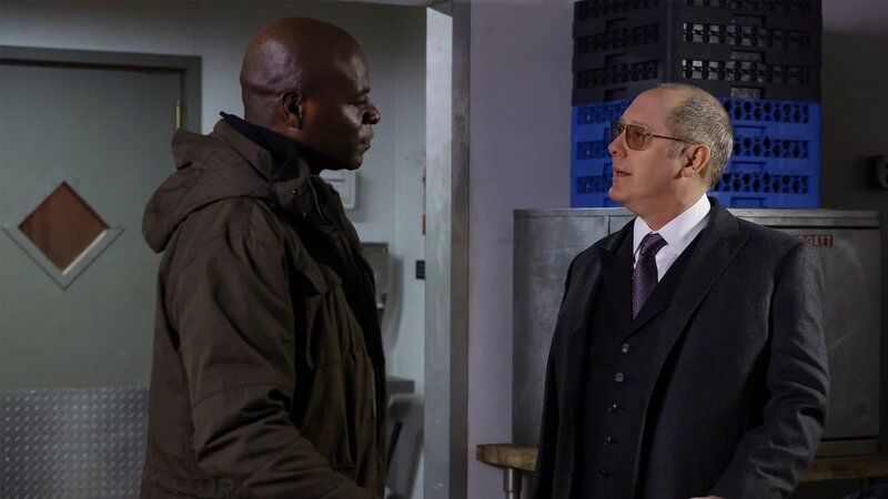 Dembe Zuma (Hisham Tawfiq, l.) und Raymond ‚Red‘ Reddington (James Spader, r.) – Bild: AXN Black